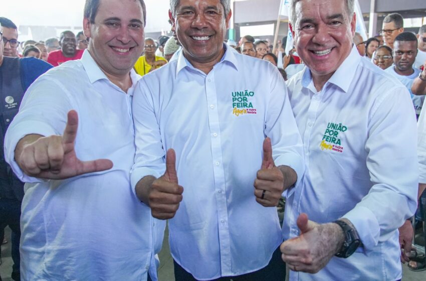  “Agora vai ser gol e Zé Neto vai ser prefeito de Feira de Santana”, diz Éden no lançamento da pré-candidatura