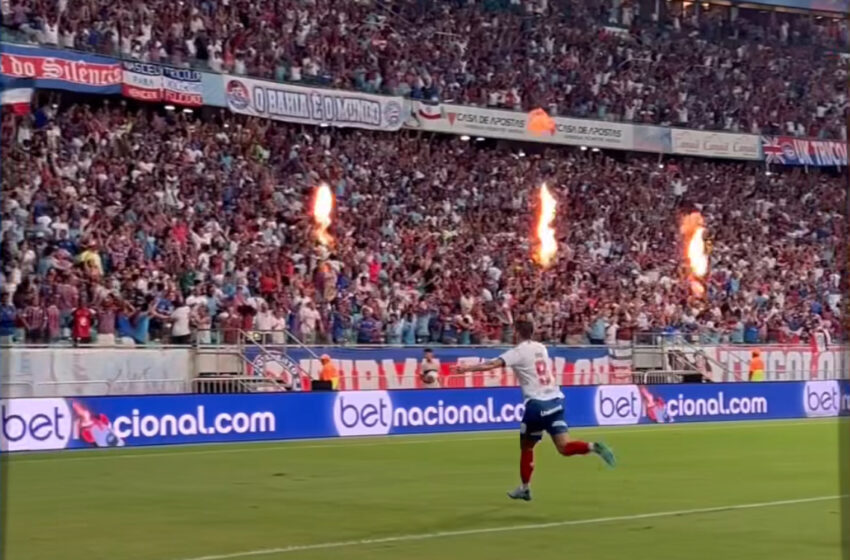  Com golaço de Everaldo, Bahia vence o Grêmio na Arena Fonte Nova