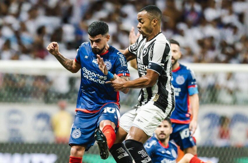  Bahia encara o Botafogo na briga pelo G-4, na Fonte Nova