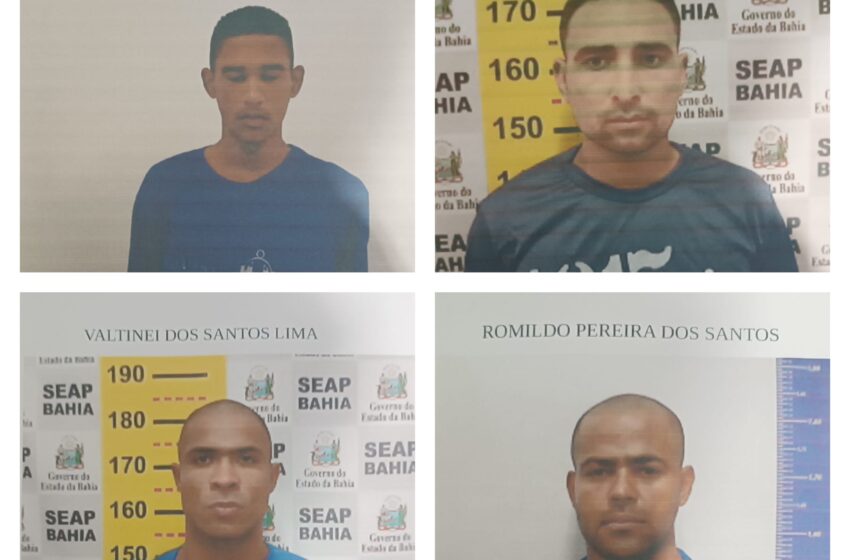  Identificados os 16 criminosos que fugiram do Conjunto Penal de Eunápolis; veja quem são