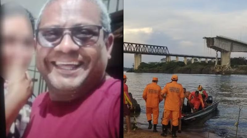  Morador de cidade baiana está entre os desaparecidos de queda de ponte entre Maranhão e Tocantins; saiba detalhes