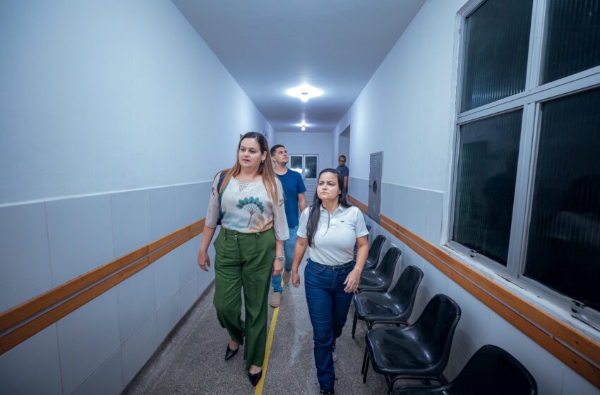  Prefeita Débora visita unidades de saúde e toma medida drástica