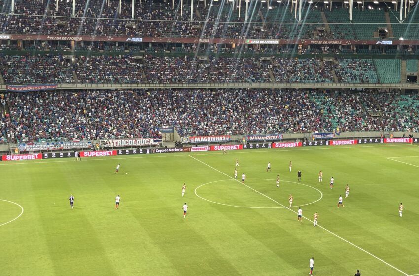  Com time principal, Bahia atropela o Sampaio na estreia do Nordestão