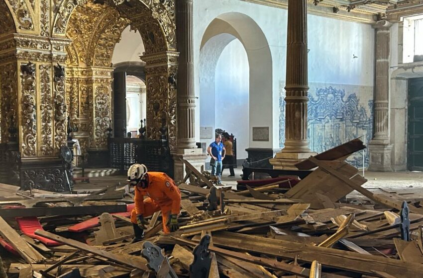  Iphan tinha visita técnica programada para esta quinta-feira em igreja que desabou