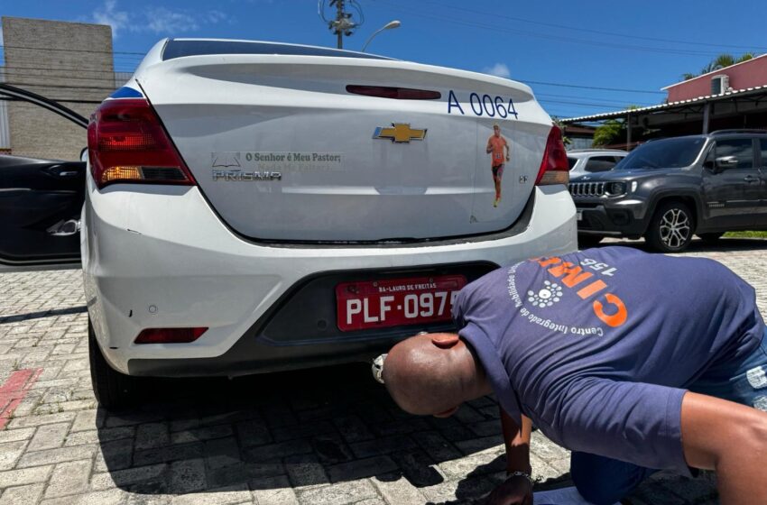  Prefeitura inicia vistoria de táxis em Lauro de Freitas; saiba o que levar e o valor