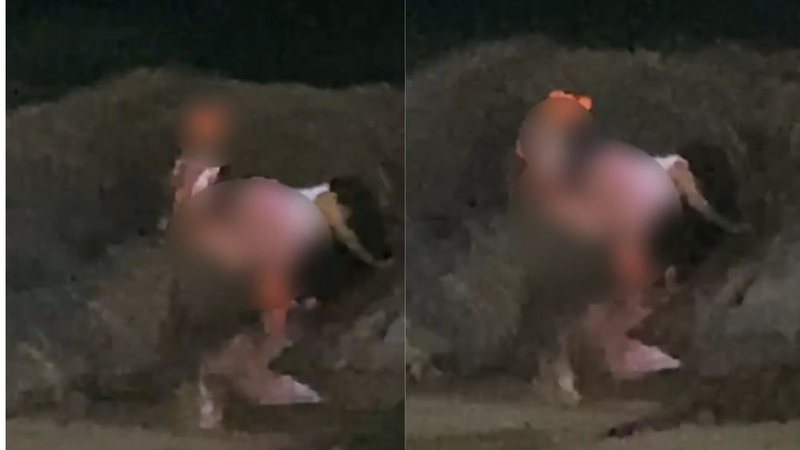  QUE HORROR! Casal é flagrado fazendo sexo durante passagem de bloco na Barra