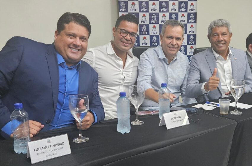 Governador diz que vai trabalhar em parceria com Félix Mendonça para PDT crescer em 2026 e prega eleição de dois “gigantes” do partido