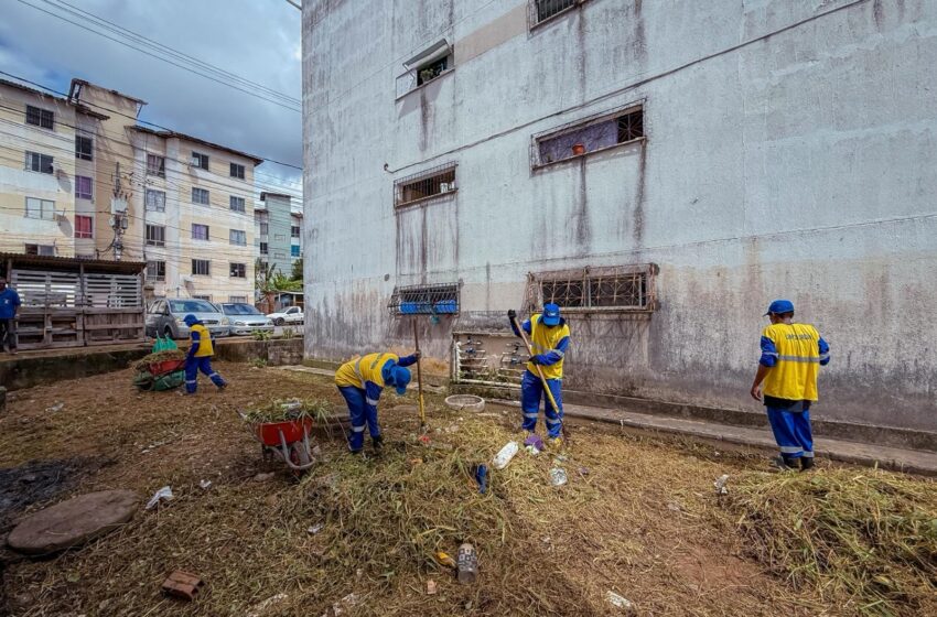  Prefeitura intensifica Mutirões de Limpeza com ações no Centro e em Itinga