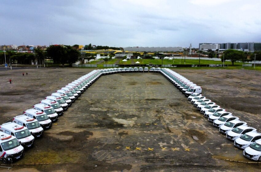 Governo do Estado entrega 72 novos veículos para a saúde e ultrapassa R$ 196 milhões investidos na renovação da frota em toda a Bahia desde 2023
