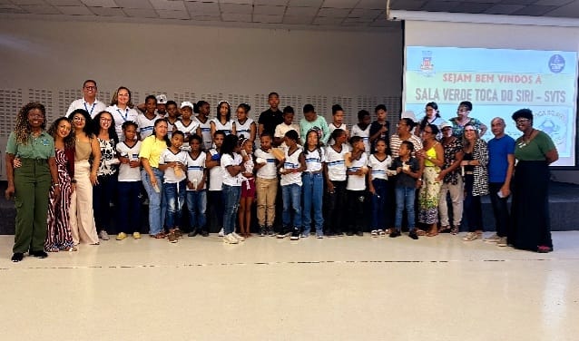 SEDUC e ACELEN realizam ação socioeducacional, em São Francisco do Conde, em comemoração ao Dia da Biodiversidade