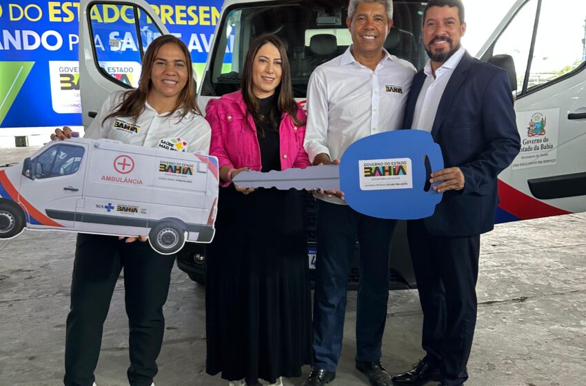 Cláudia Oliveira destina ambulância para Itabela e reforça compromisso com a saúde no interior da Bahia