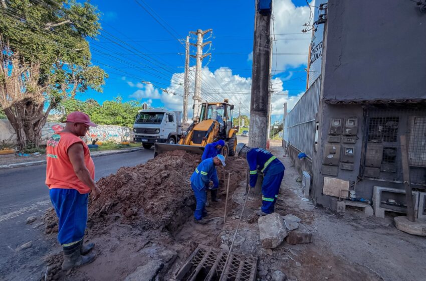Obras de requalificação da Gerino de Souza seguem em andamento