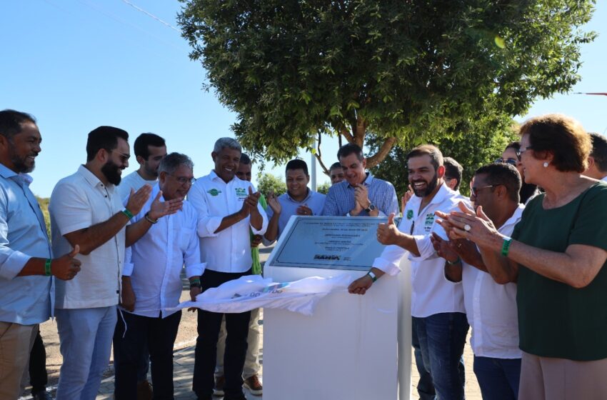 Jerônimo entrega obras de infraestrutura viária e aérea em Buritirama