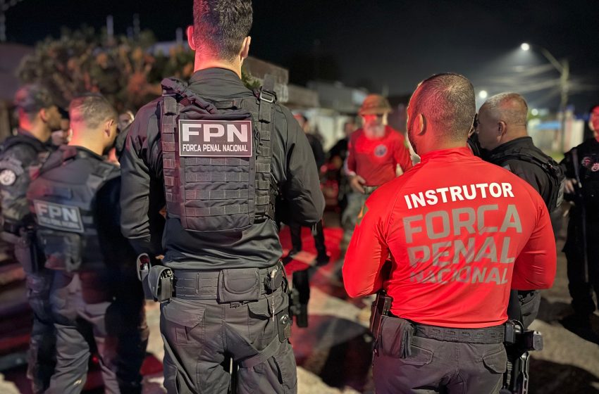 Força Penal Nacional chega à Bahia para reforçar segurança no presídio de Eunápolis