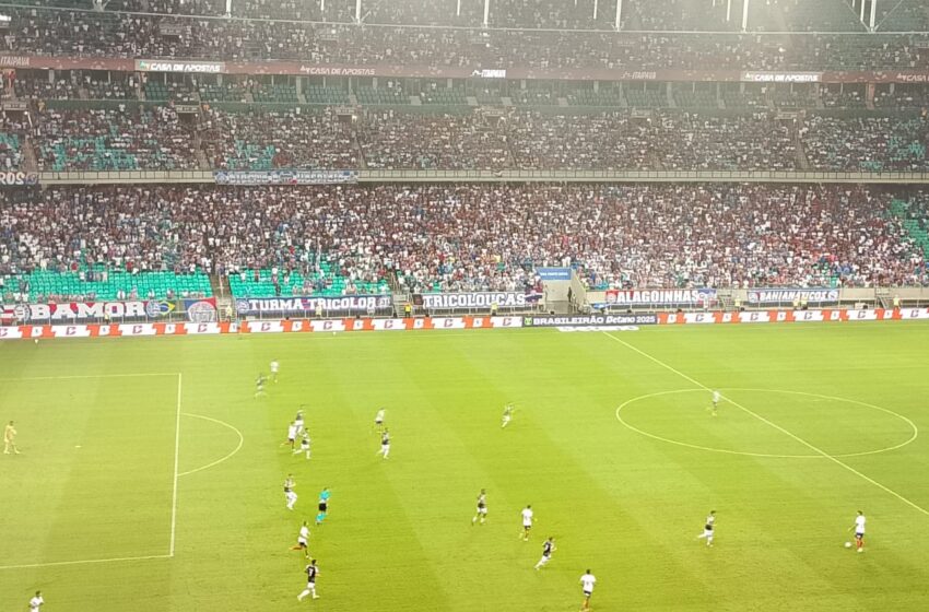 BROCOU! Bahia vence o Botafogo sob chuva em Salvador e sobe na tabela do Brasileirão