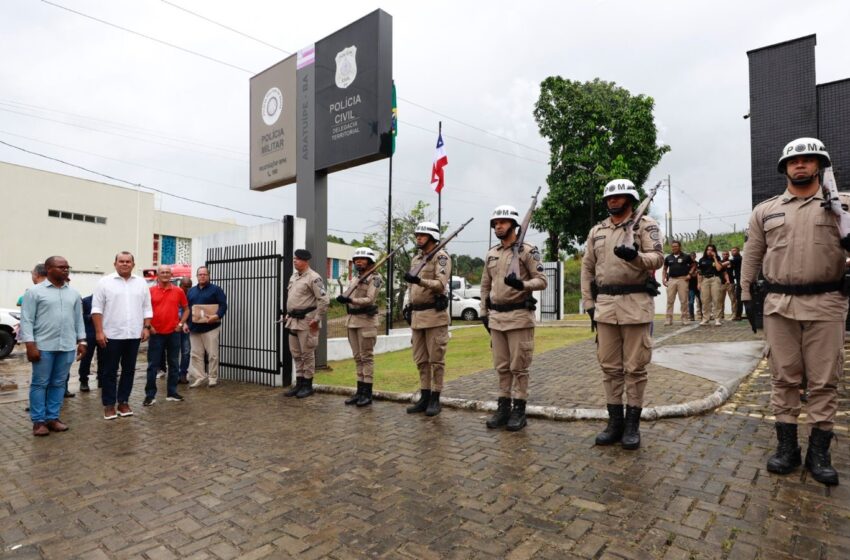 Segurança modernizada: Aratuípe recebe novas unidades das polícias Militar e Civil