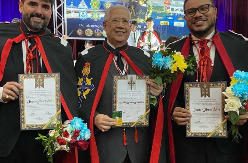 Adolpho Loyola é homenageado com a mais alta honraria da Ordem DeMolay