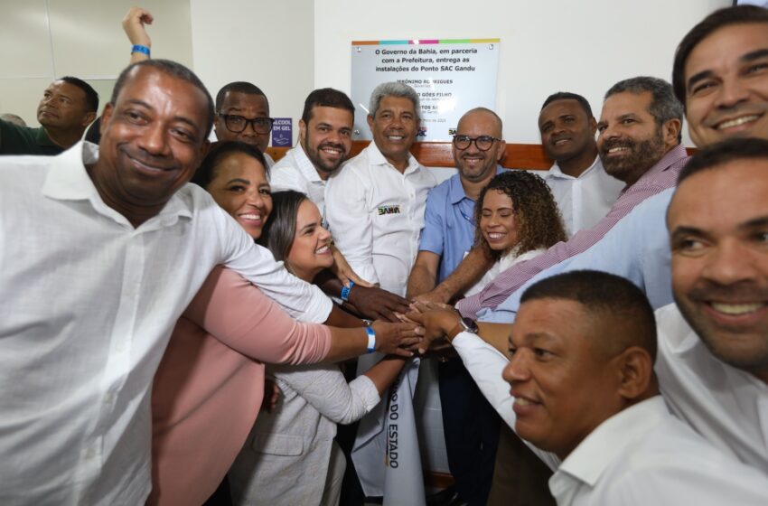 Gandu recebe pacote de obras do Governo da Bahia em infraestrutura, educação e abastecimento