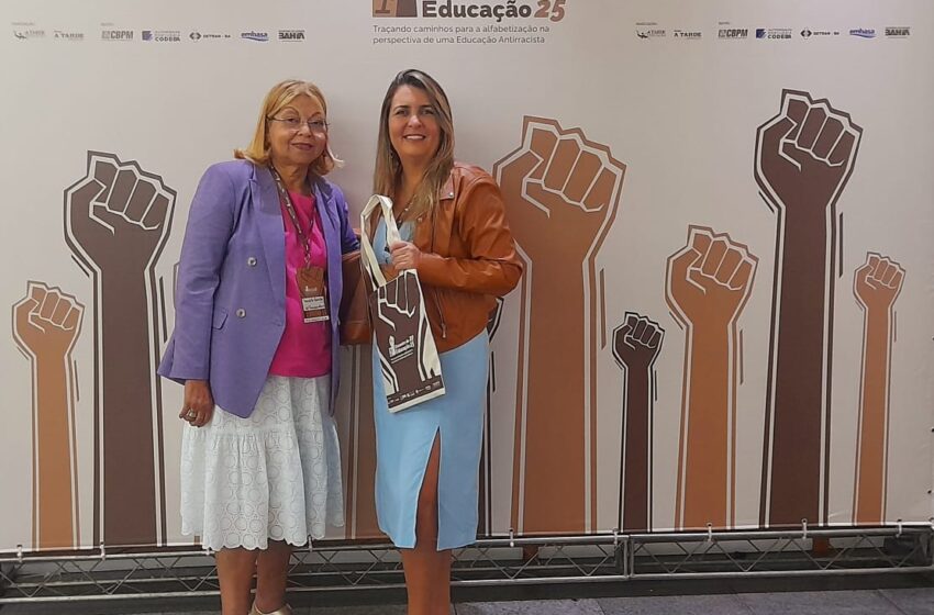 SEDUC de São Francisco do Conde marca presença em encontro que fortalece a educação antirracista na Bahia