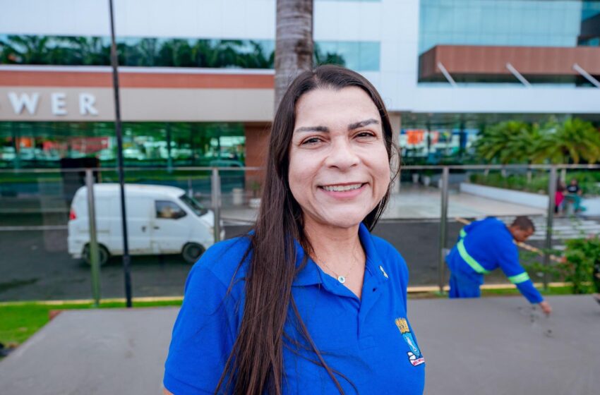 “Estamos trazendo um benefício direto à população”, diz secretária Joselene sobre novo abrigo de ponto de ônibus na Estrada do Coco