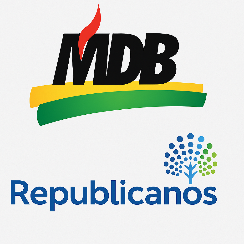 MDB e Republicanos avançam em negociações para formar federação partidária