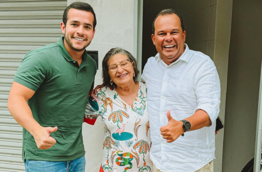  Deputado Matheus Ferreira reafirma compromisso com São Sebastião do Passé ao lado de Geraldo Júnior em visita à prefeita Nilza da Mata
