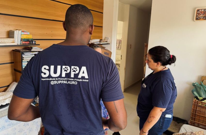 Após denúncia, fiscalização confirma melhorias no cuidado com animais em residência de Buraquinho
