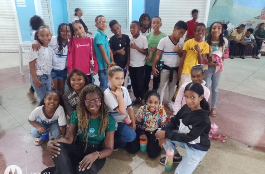 Estudantes de São Francisco do Conde participam de ação de sensibilização ambiental da SEDUC