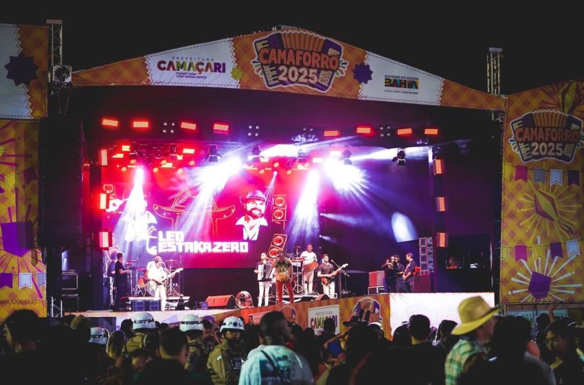 Abertura do Camaforró 2025 reúne talento de artistas locais e nacionais no palco principal
