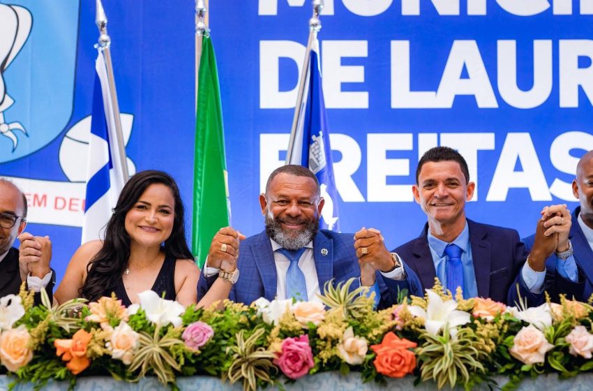 Câmara aprova título de cidadão laurofreitense para a prefeita Débora Régis e o vice-prefeito Matheus Reis, por iniciativa do vereador Juca