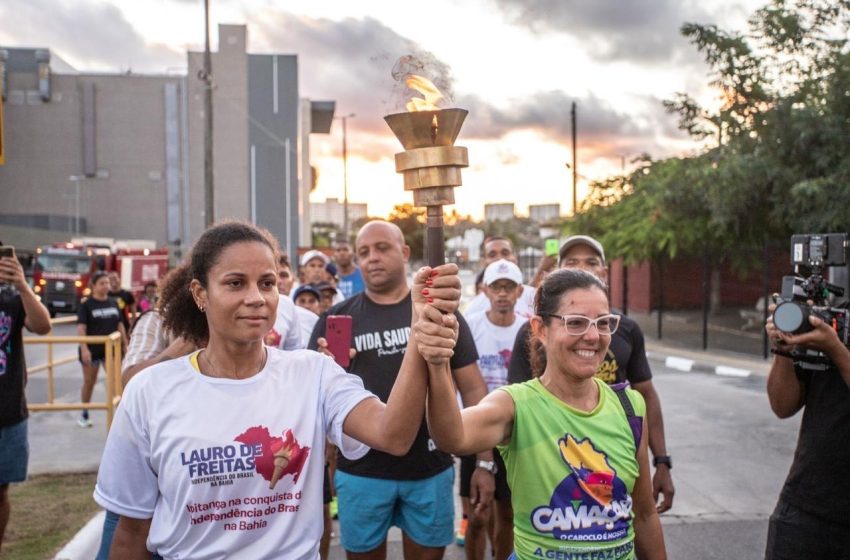 Lauro de Freitas recebe Fogo Simbólico da Independência nesta segunda-feira (30)