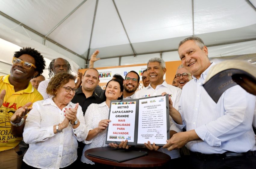 Jerônimo autoriza licitação para expansão do Metrô até o Campo Grande e promete obra iniciada ainda este ano