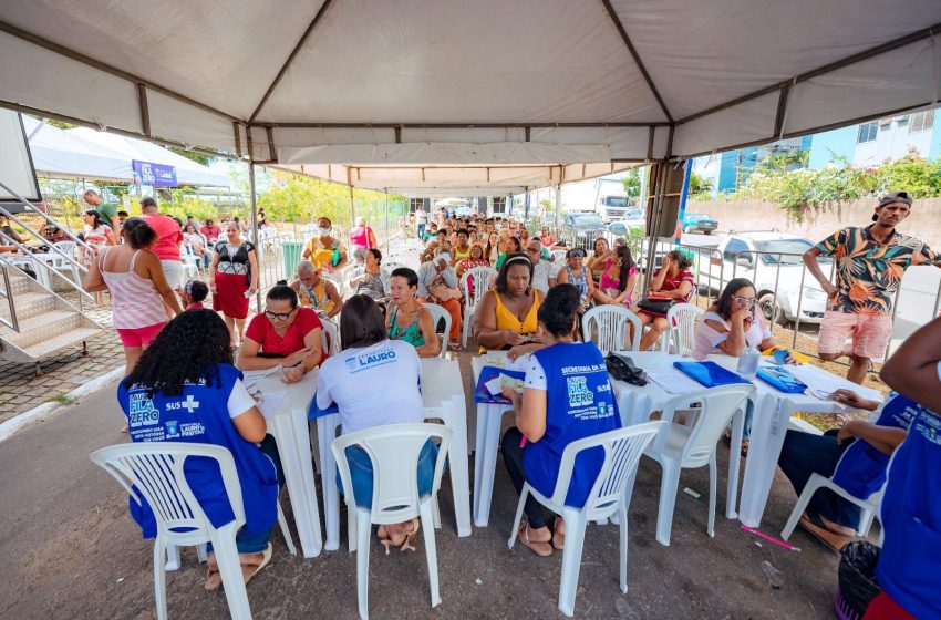 População comemora chegada do Lauro Fila Zero no Caji/Vida Nova