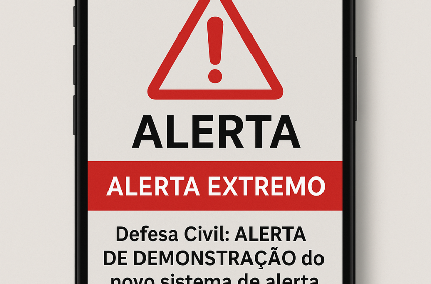CHEGOU ALERTA AÍ? Bahia testa novo sistema nacional de alertas por SMS