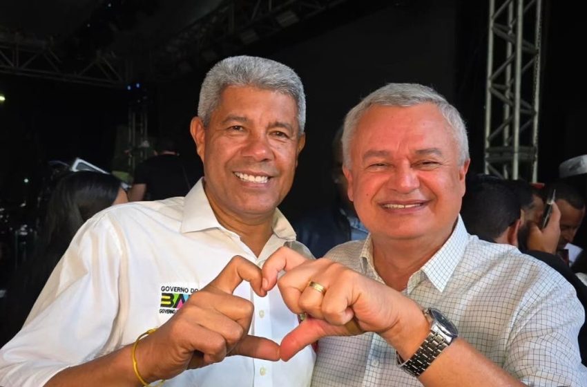 Prefeito que votou com ACM Neto recepciona Jeronimo Rodrigues