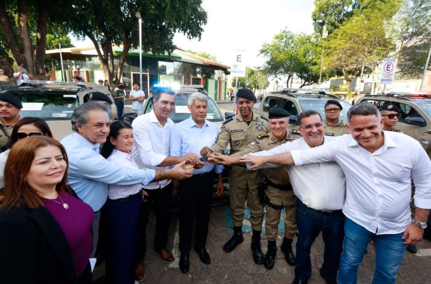 Jerônimo reforça segurança no Oeste baiano com novas viaturas e R$ 4,3 milhões em obras para a PM