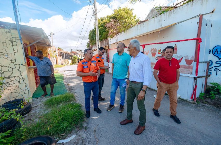 Prefeitura e Conder realizam vistoria em imóveis da Lagoa dos Patos