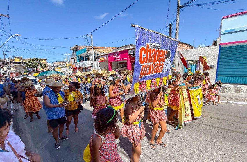 Dezenas de famílias participam de arrastões juninos no 2º dia do Pedrão de Lauro