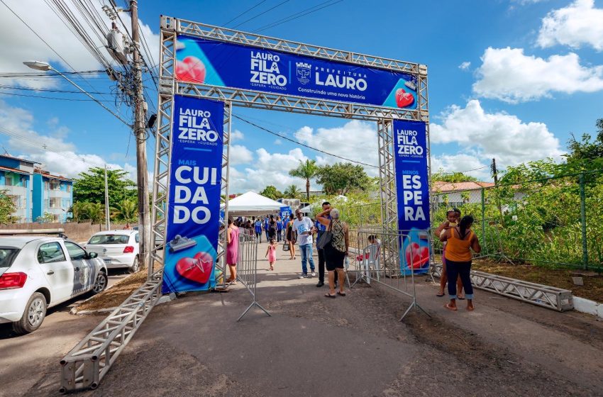 Programa Lauro Fila Zero funcionará excepcionalmente neste sábado (14) na USF Caji/Vida Nova