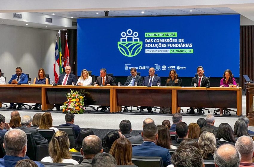 Hassan defende soluções pacíficas para conflitos fundiários e representa Alba em encontro promovido por CNJ e TJ-BA