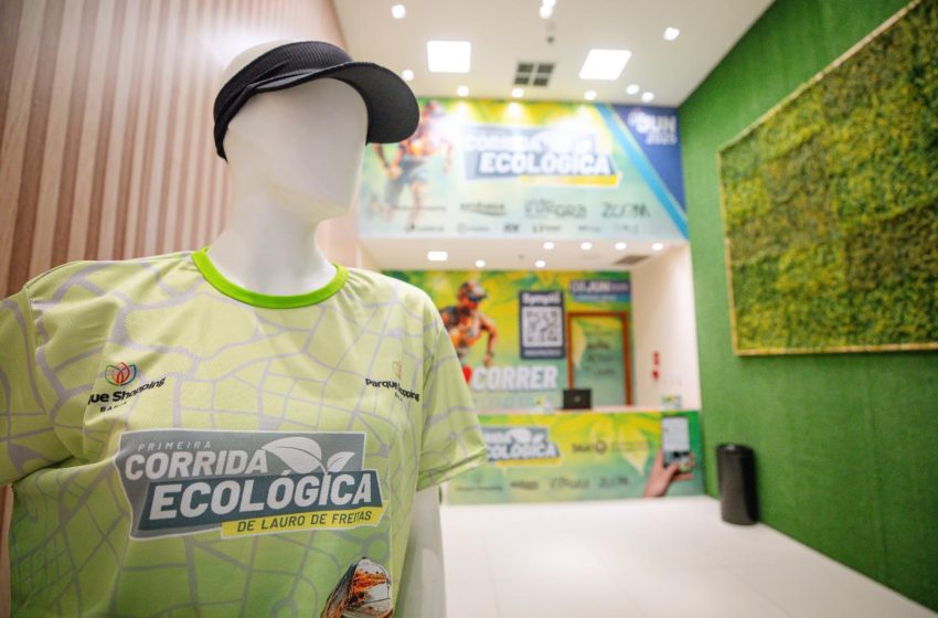  Loja oficial da 1ª Corrida Ecológica já está em funcionamento no Parque Shopping Bahia