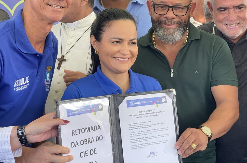 Débora Régis retoma obra do CIE em Areia Branca e critica gestão anterior: “Foram 20 anos de descaso com essa região”