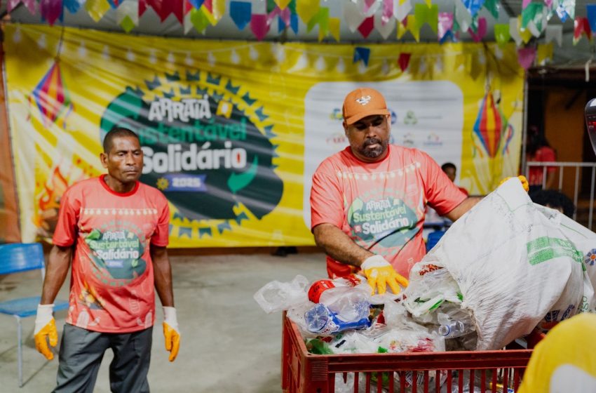 Ecofolia: projeto do Governo do Estado promove sustentabilidade e transforma realidade de catadores no São João