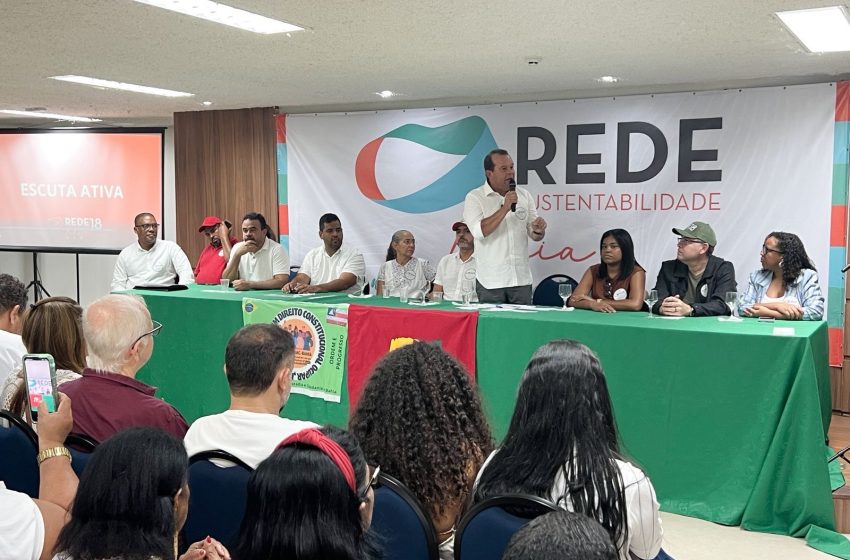 Vice-governador prestigia posse da nova executiva estadual do Rede Sustentabilidade na Bahia