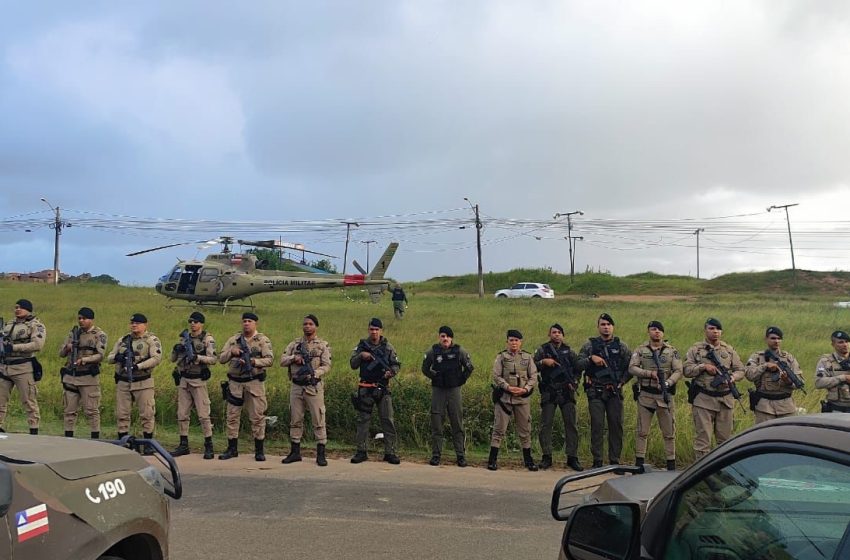Operação Alatus reforça segurança com patrulhamento terrestre e aéreo em Camaçari