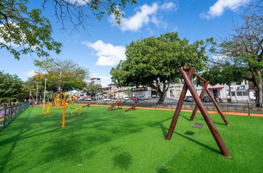 Camaçari: Obras de revitalização da praça dos 46 entram na fase final