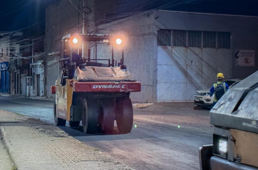 Prefeitura avança na requalificação da Gerino de Souza com obras de drenagem e recapeamento asfáltico