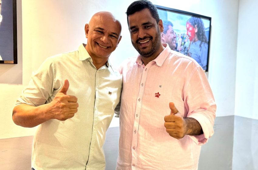 Lula Maciel e Tássio Brito se reúnem para discutir futuro do PT em Lauro de Freitas