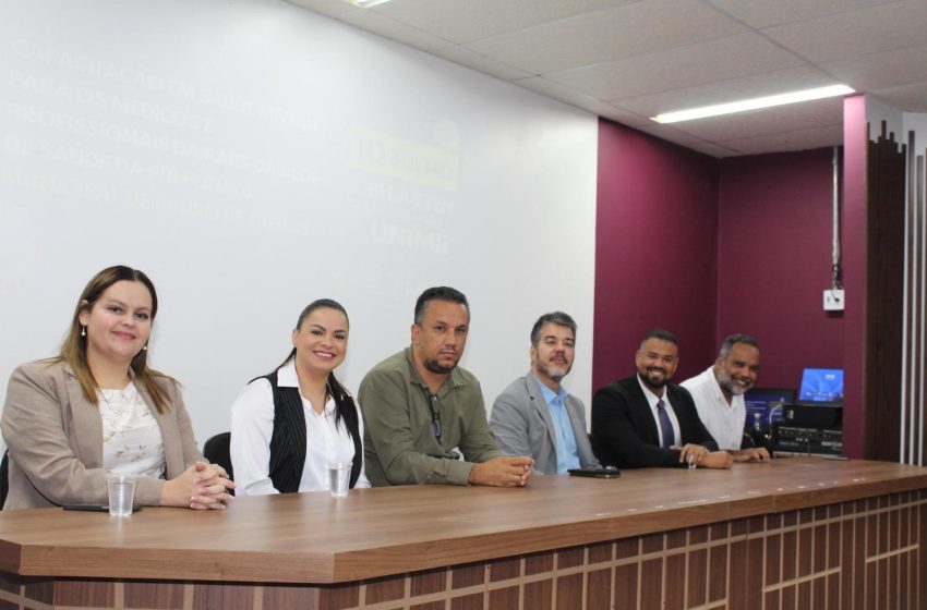 Diretoria de Saúde Mental realiza capacitação para médicos e profissionais da rede municipal