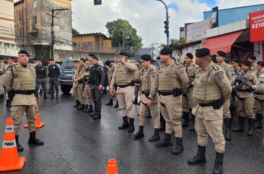 PM deflagra nova fase da Operação Dominus Areae para reforçar segurança em Salvador e RMS